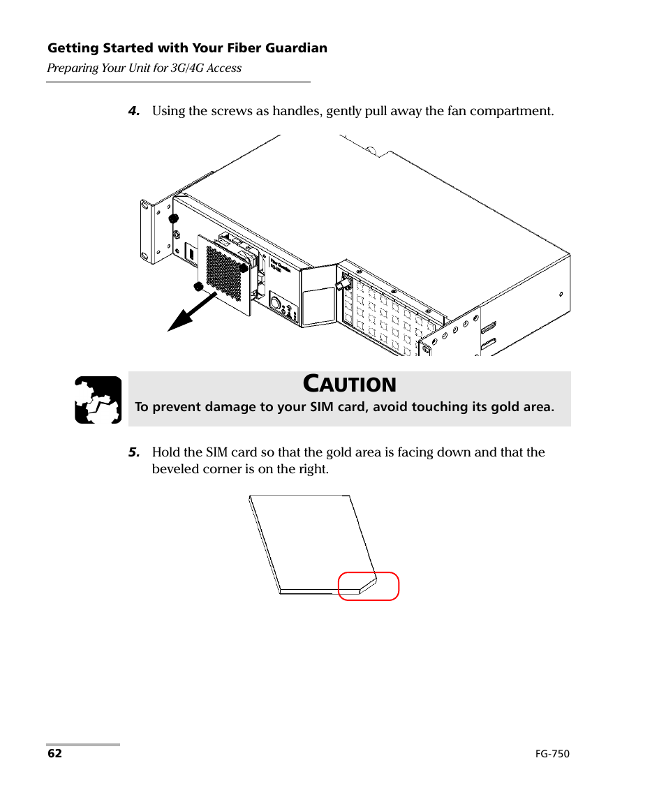 Aution | EXFO FG-750 User Manual | Page 76 / 338