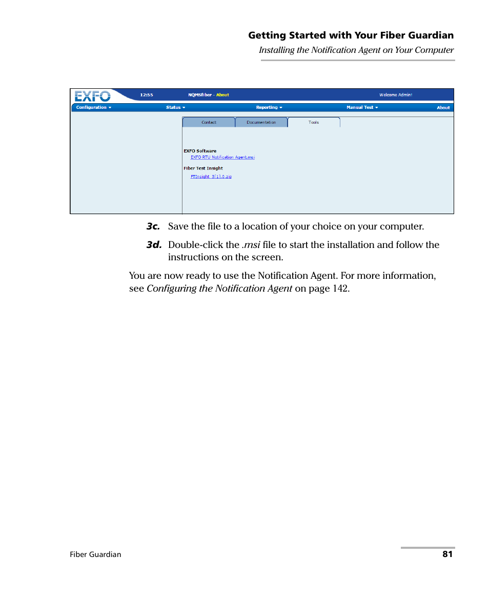 EXFO FG-750 User Manual | Page 95 / 338