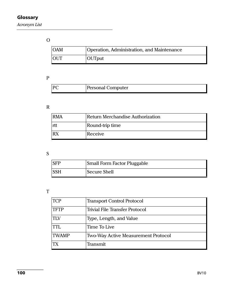 EXFO BV10 Performance Endpoint Unit User Manual | Page 106 / 116