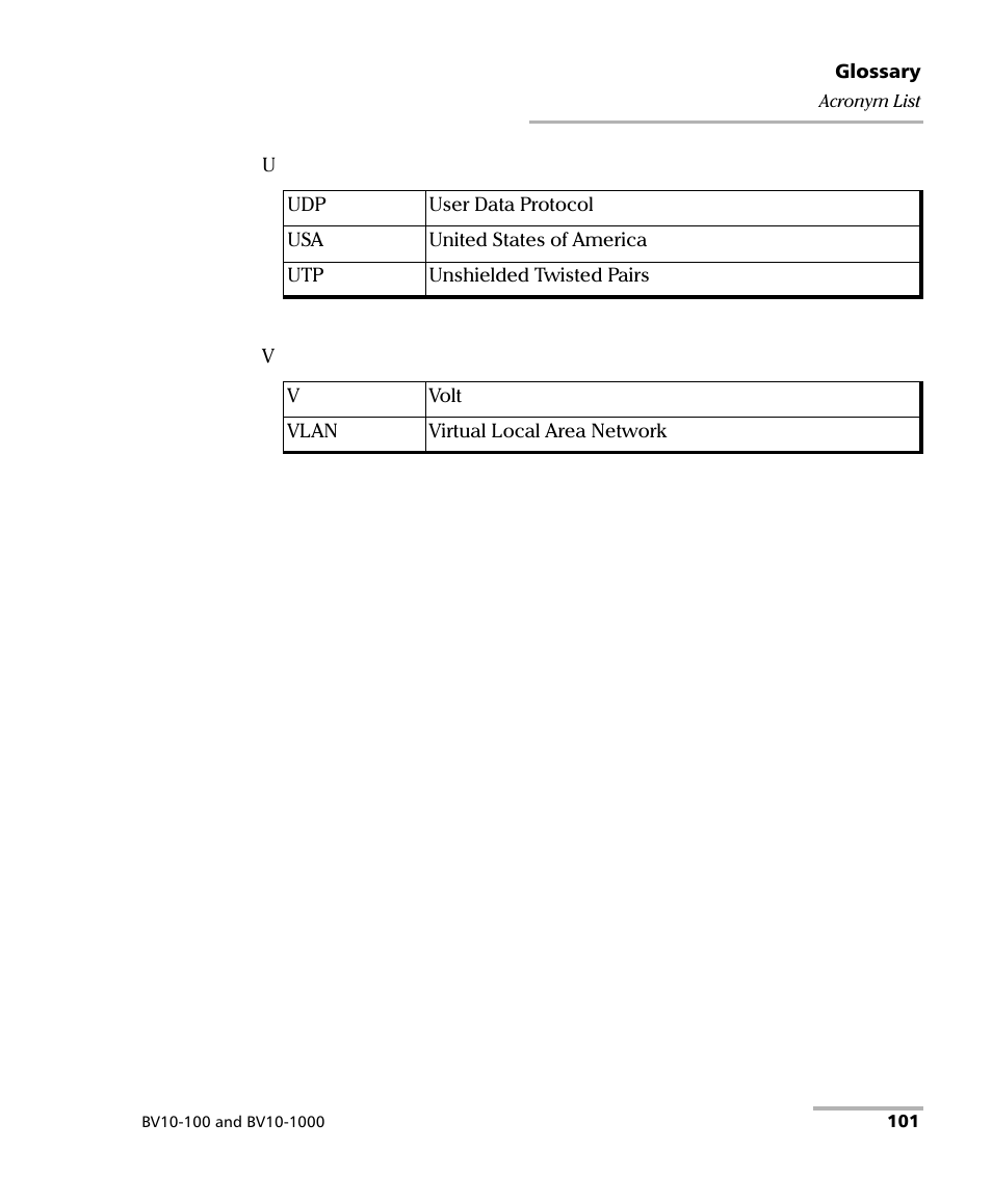 EXFO BV10 Performance Endpoint Unit User Manual | Page 107 / 116