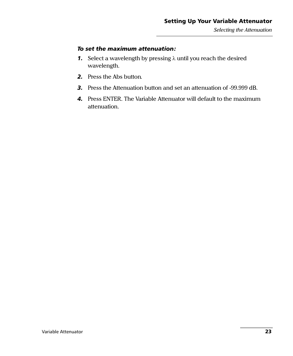 EXFO FVA-3150 Variable Attenuator User Manual | Page 29 / 115