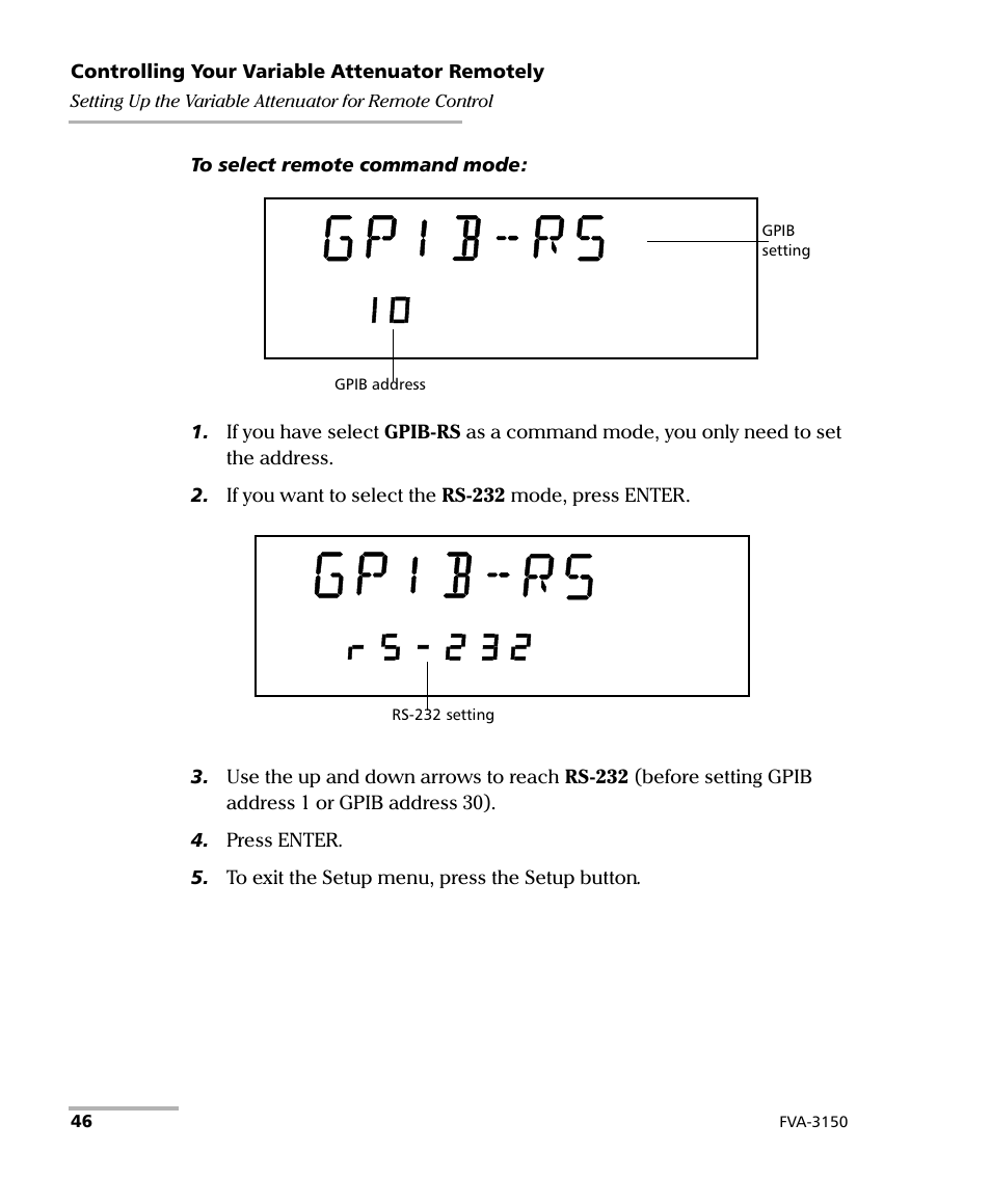 EXFO FVA-3150 Variable Attenuator User Manual | Page 52 / 115