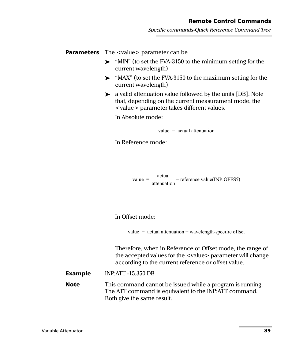 EXFO FVA-3150 Variable Attenuator User Manual | Page 95 / 115