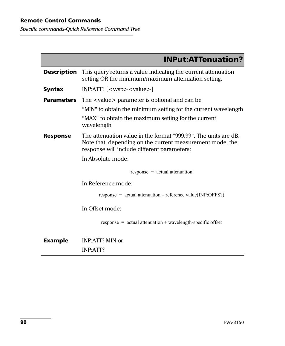Input:attenuation | EXFO FVA-3150 Variable Attenuator User Manual | Page 96 / 115