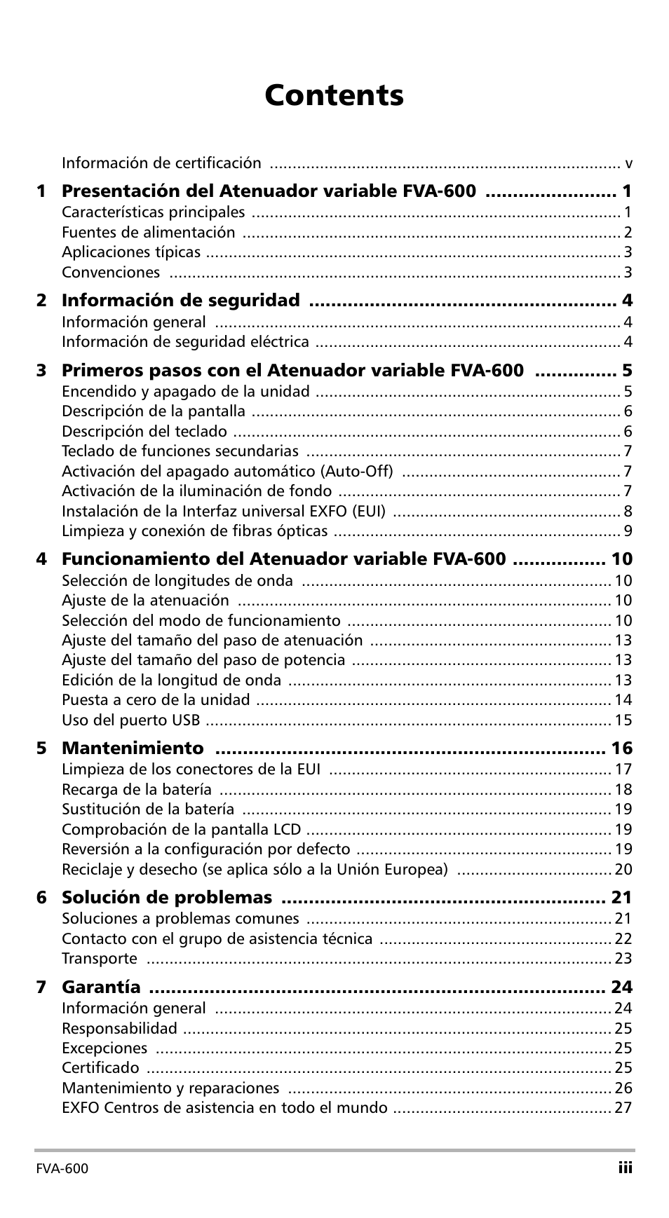 EXFO FVA-600 User Manual | Page 109 / 215