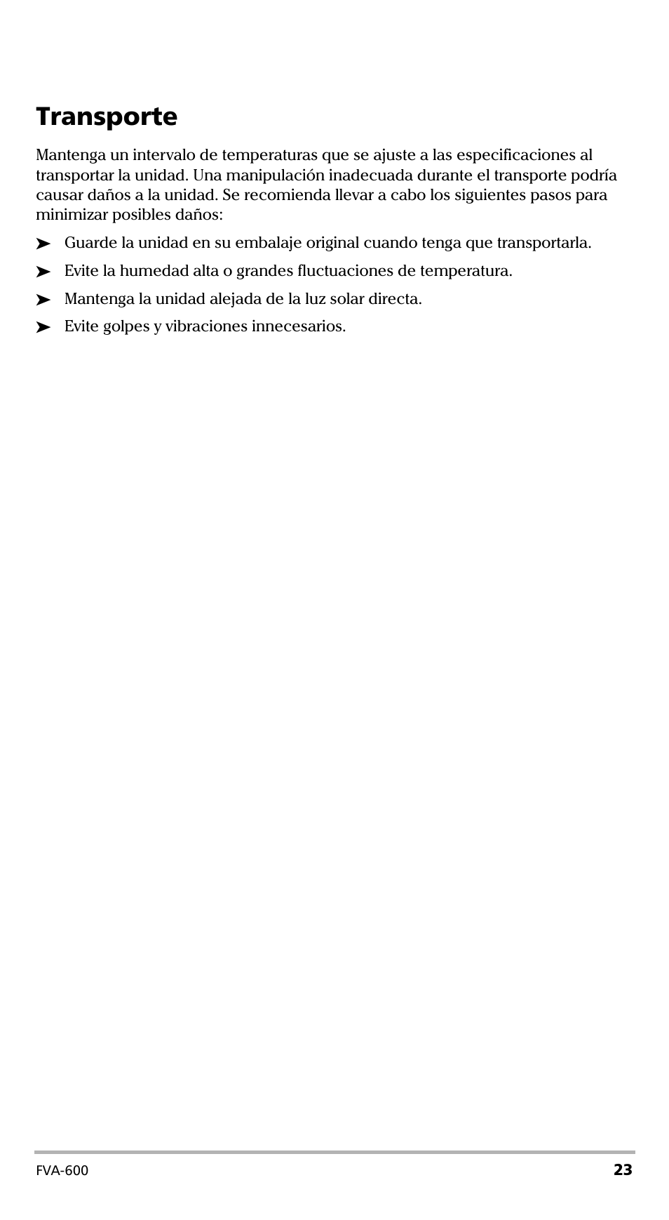 Transporte | EXFO FVA-600 User Manual | Page 135 / 215