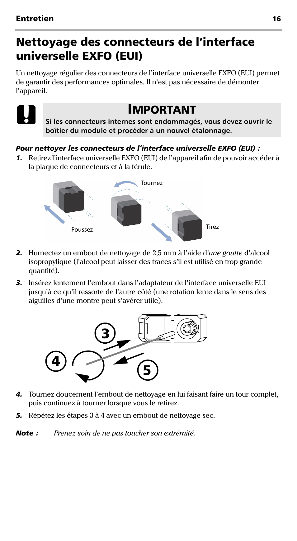 Mportant | EXFO FVA-600 User Manual | Page 58 / 215