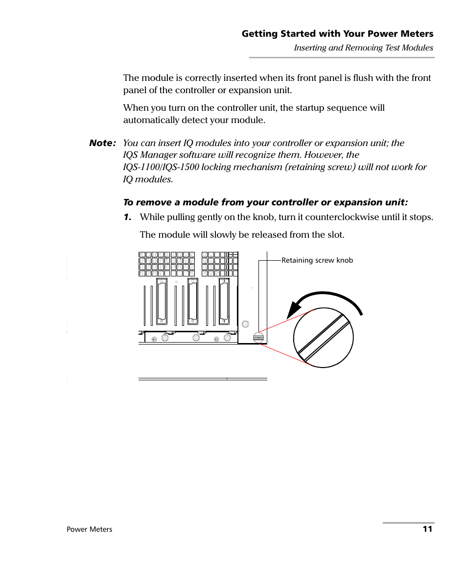 EXFO IQS-1500 Power Meters for IQS-500/600 User Manual | Page 19 / 172