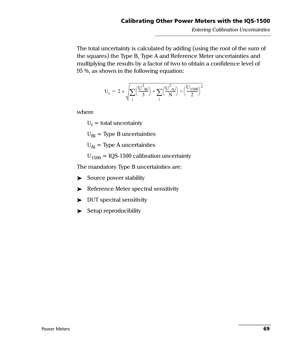 EXFO IQS-1500 Power Meters for IQS-500/600 User Manual | Page 77 / 172