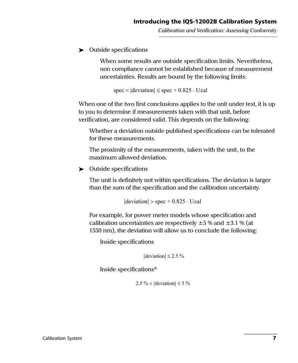 EXFO IQS-12002B Calibration System User Manual | Page 11 / 108