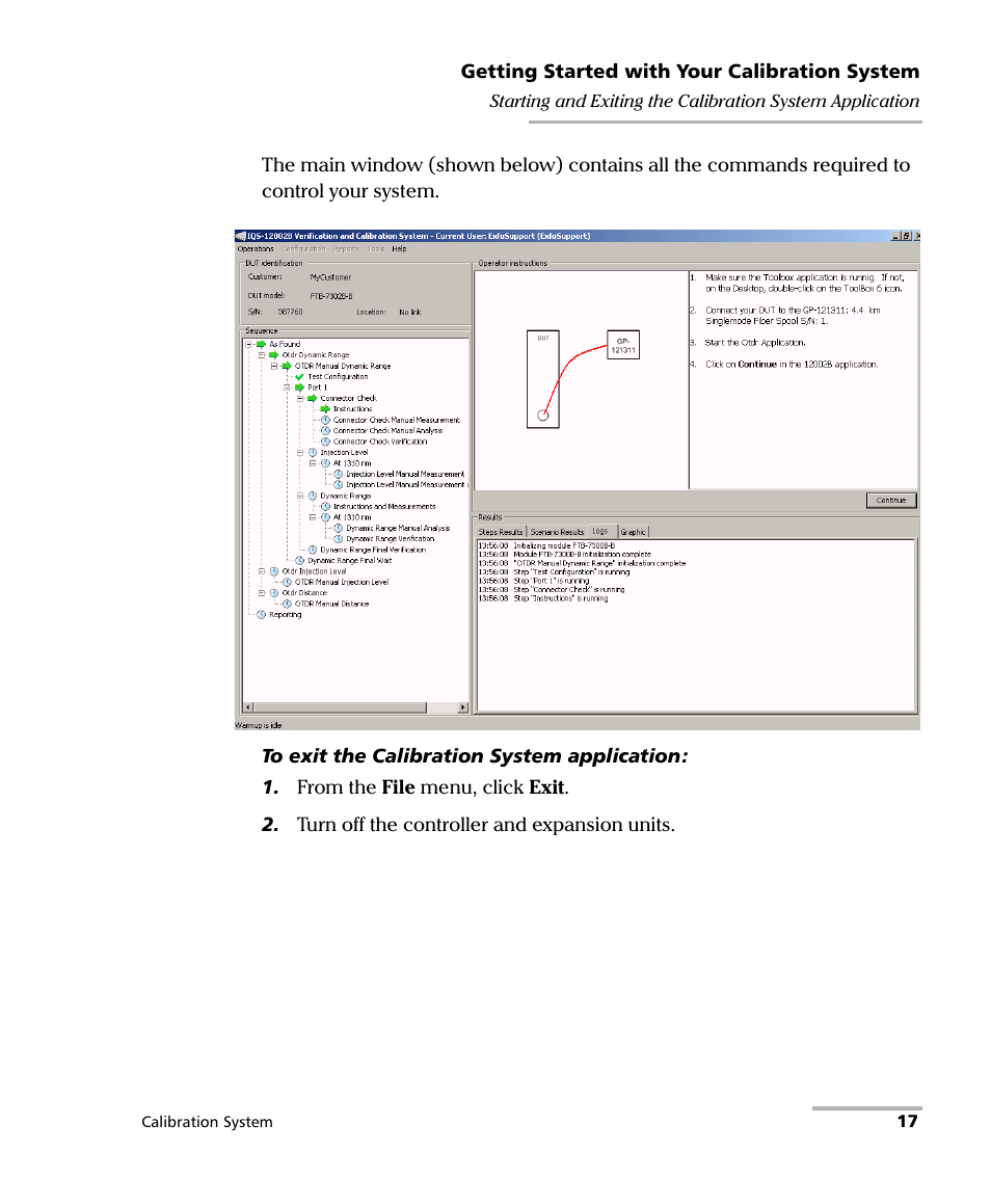 EXFO IQS-12002B Calibration System User Manual | Page 21 / 108