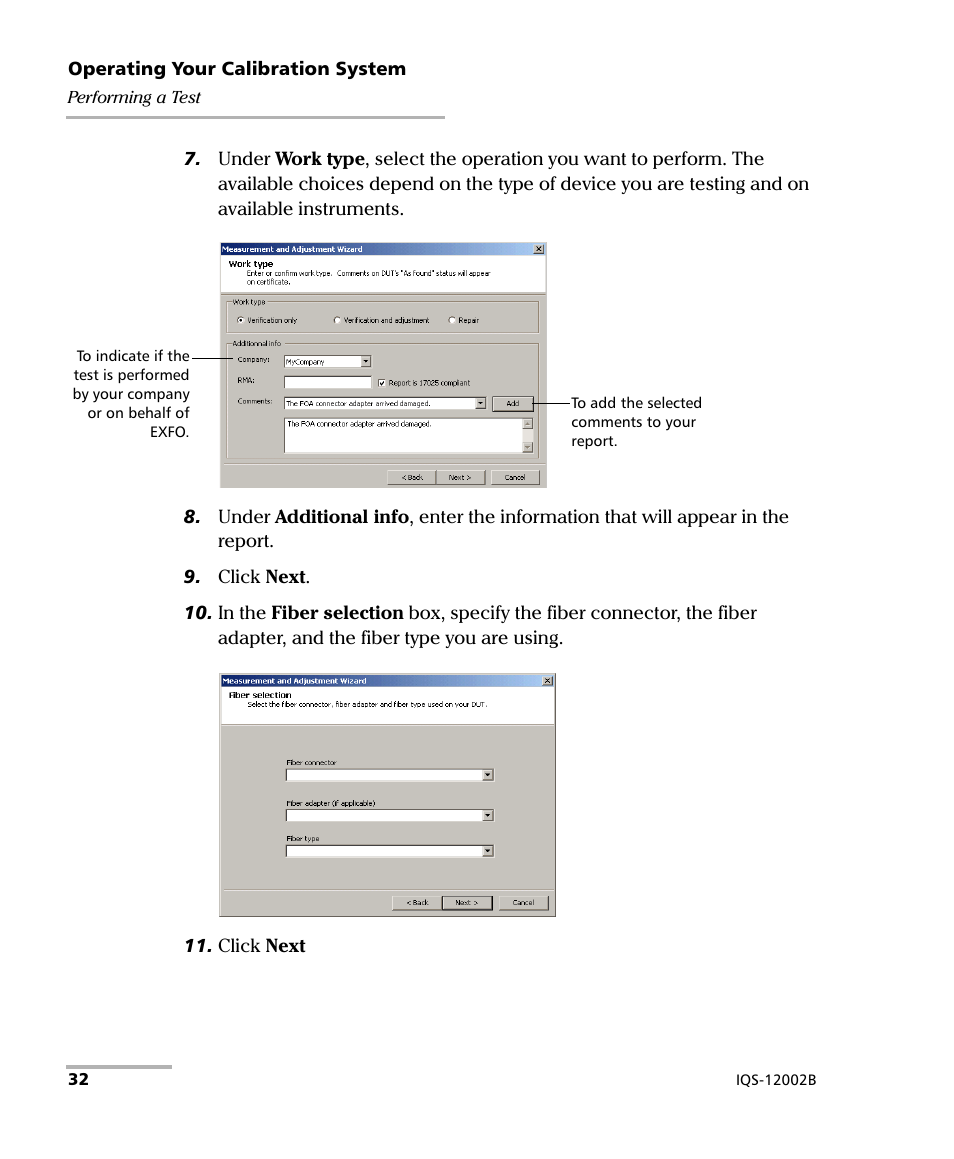 EXFO IQS-12002B Calibration System User Manual | Page 36 / 108