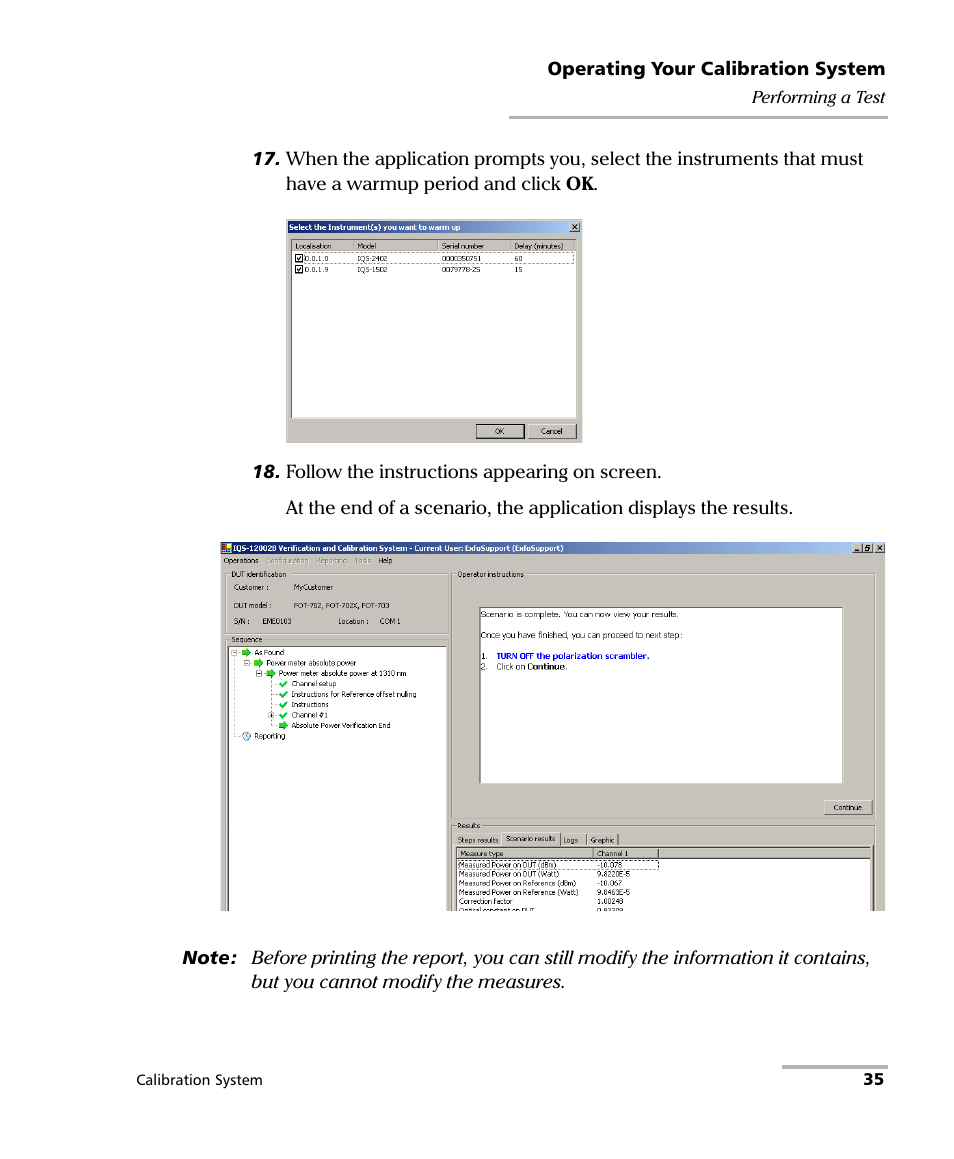 EXFO IQS-12002B Calibration System User Manual | Page 39 / 108