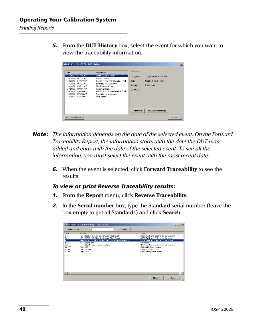 EXFO IQS-12002B Calibration System User Manual | Page 44 / 108