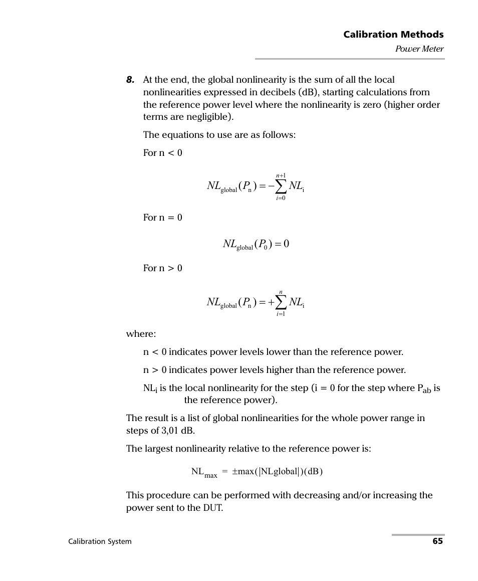 Nl p nl 0 ), P nl, Nl p nl | EXFO IQS-12002B Calibration System User Manual | Page 69 / 108