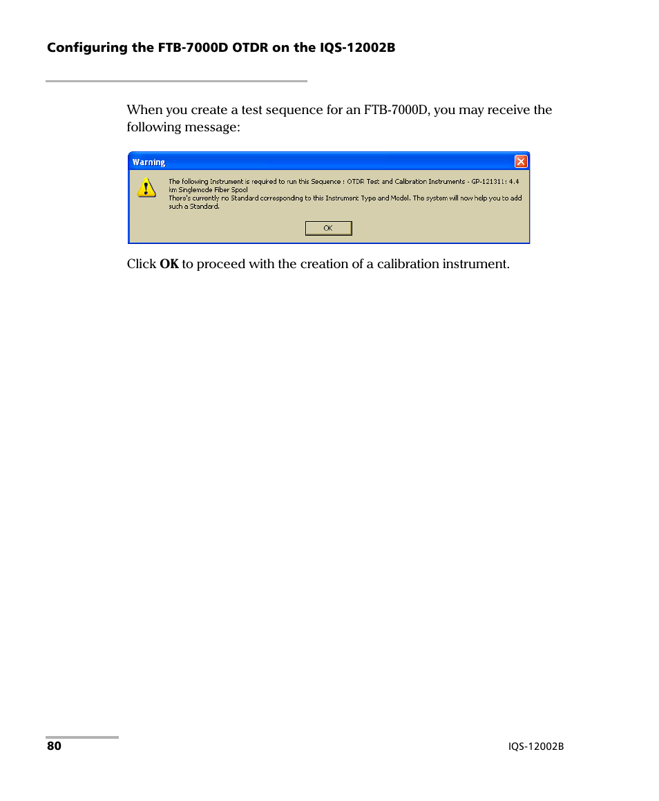 EXFO IQS-12002B Calibration System User Manual | Page 84 / 108