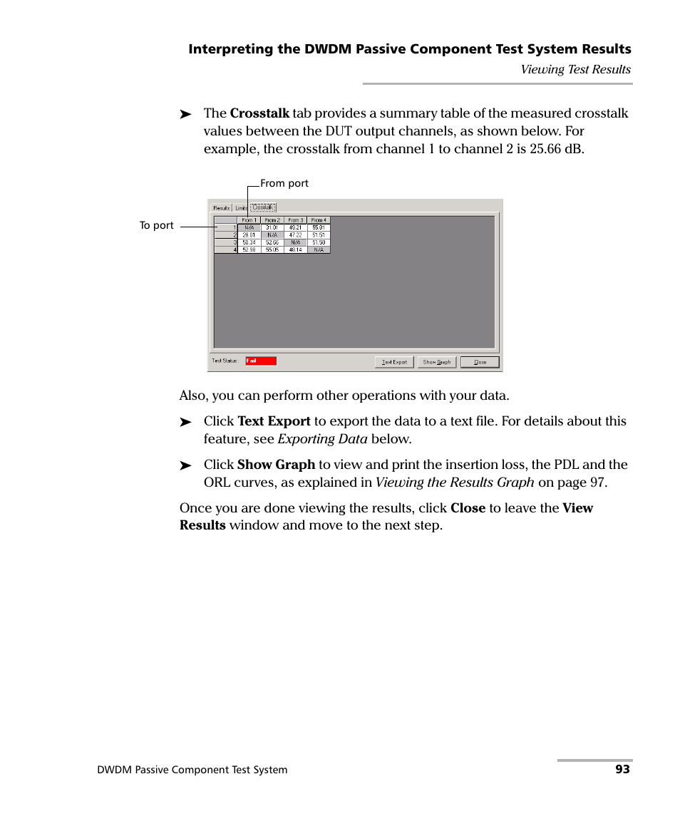 EXFO IQS-12004B DWDM Passive Component Test System for IQS-500 User Manual | Page 105 / 437