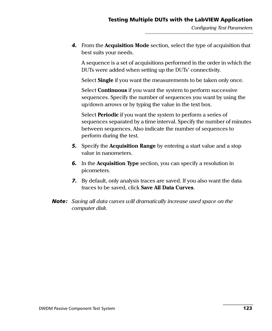 EXFO IQS-12004B DWDM Passive Component Test System for IQS-500 User Manual | Page 135 / 437