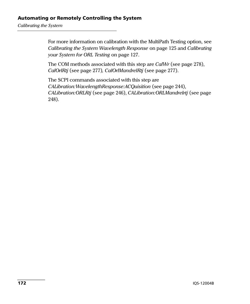 EXFO IQS-12004B DWDM Passive Component Test System for IQS-500 User Manual | Page 184 / 437
