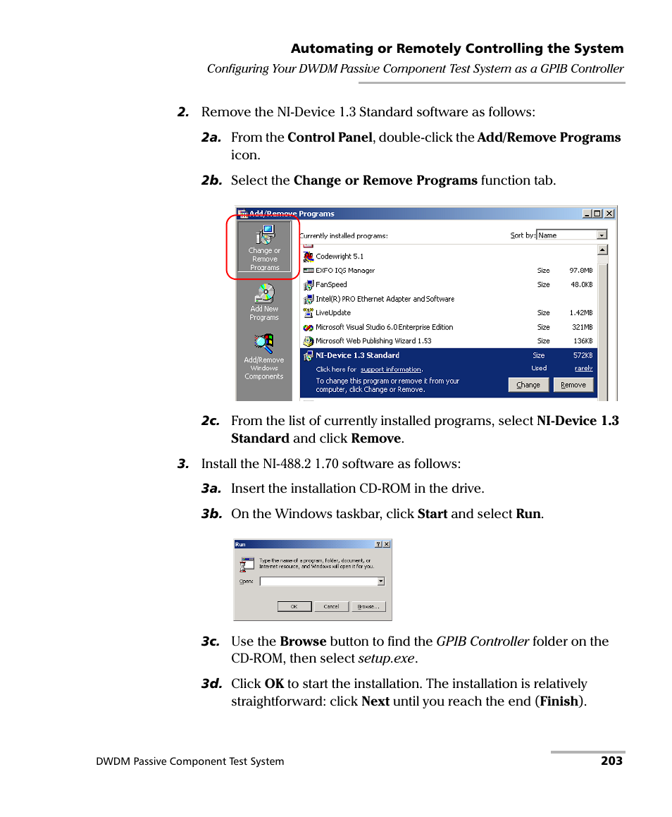 EXFO IQS-12004B DWDM Passive Component Test System for IQS-500 User Manual | Page 215 / 437