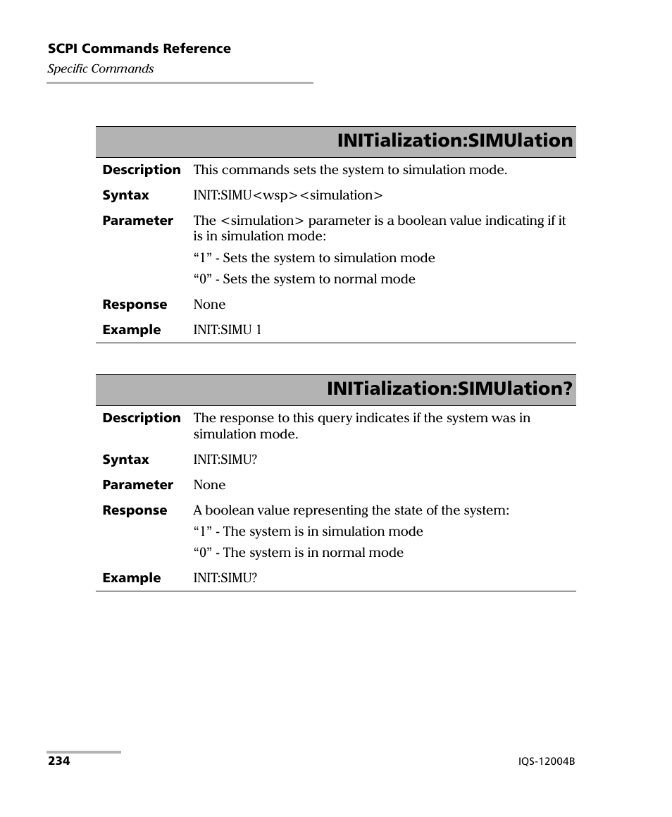 Initialization:simulation | EXFO IQS-12004B DWDM Passive Component Test System for IQS-500 User Manual | Page 246 / 437