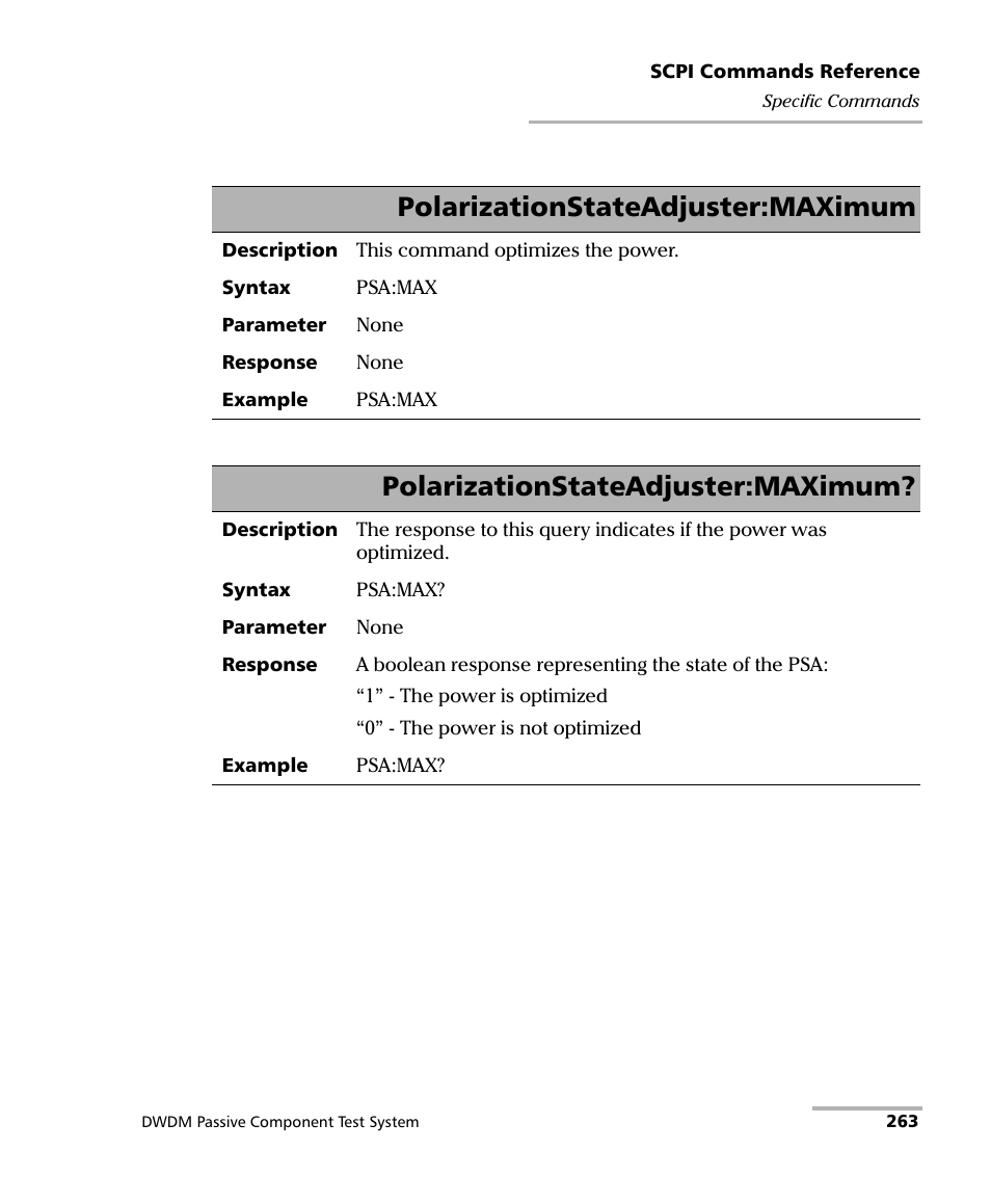 Polarizationstateadjuster:maximum | EXFO IQS-12004B DWDM Passive Component Test System for IQS-500 User Manual | Page 275 / 437