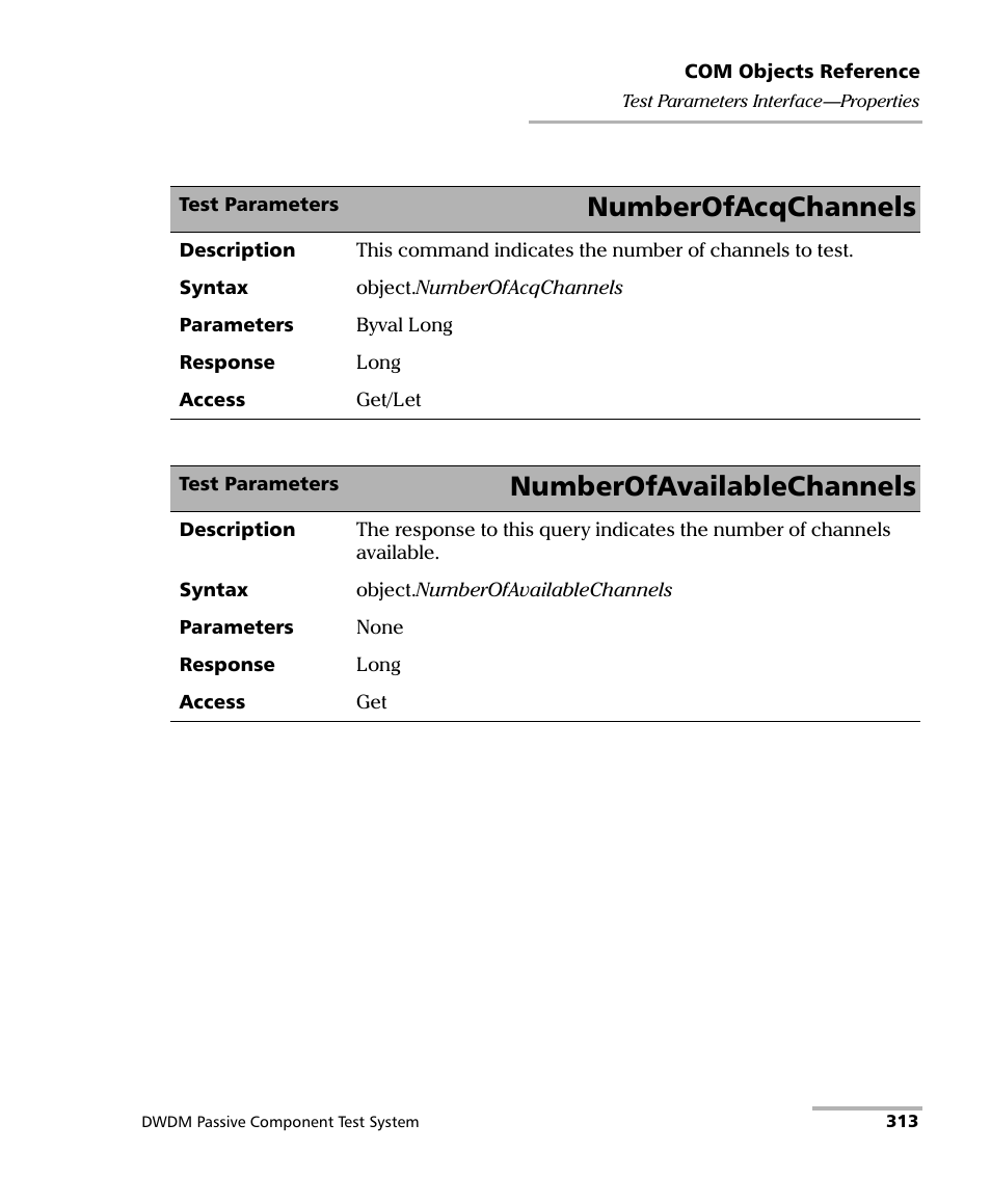 Numberofacqchannels, Numberofavailablechannels | EXFO IQS-12004B DWDM Passive Component Test System for IQS-500 User Manual | Page 325 / 437