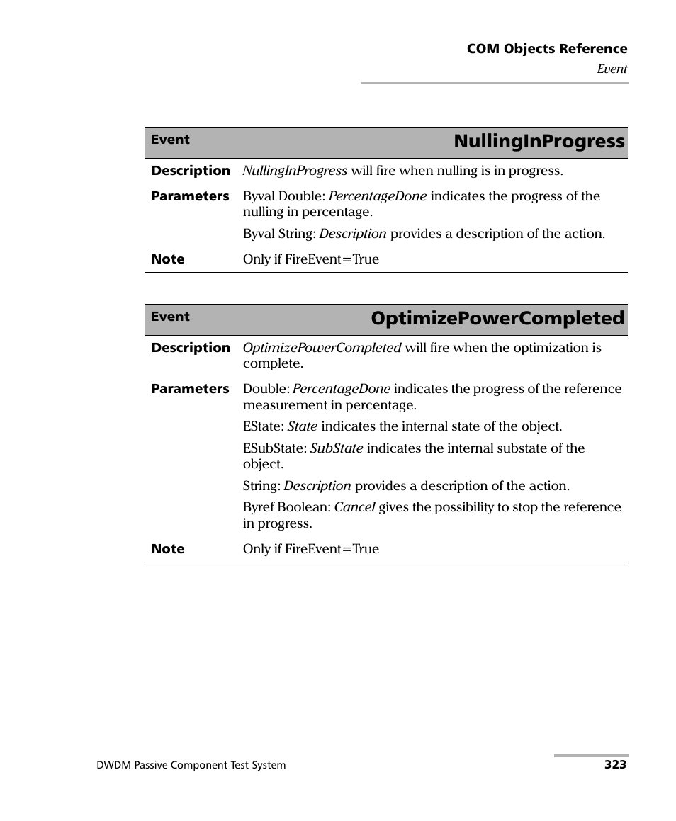 Nullinginprogress, Optimizepowercompleted | EXFO IQS-12004B DWDM Passive Component Test System for IQS-500 User Manual | Page 335 / 437