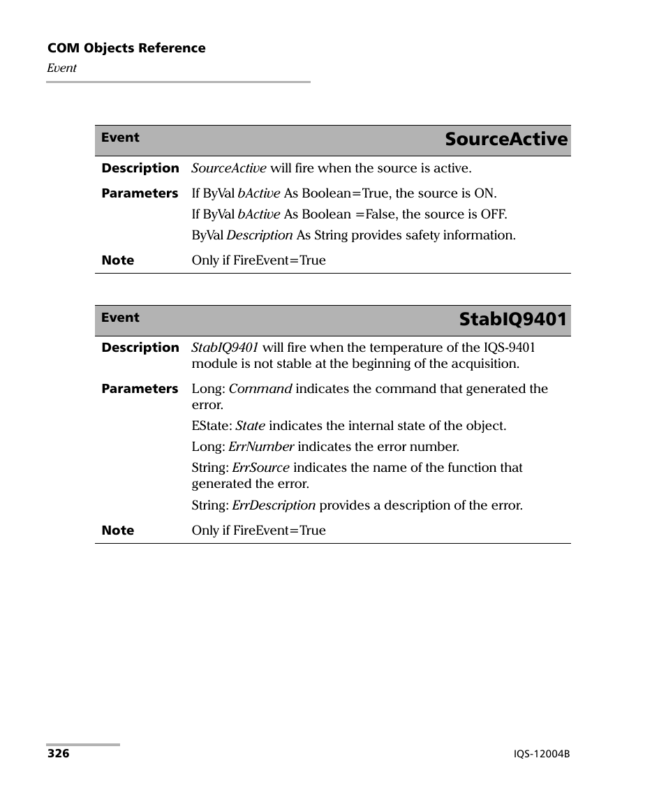 Sourceactive, Stabiq9401 | EXFO IQS-12004B DWDM Passive Component Test System for IQS-500 User Manual | Page 338 / 437