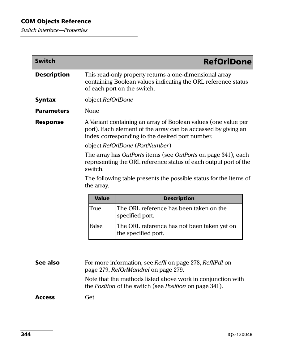 Reforldone | EXFO IQS-12004B DWDM Passive Component Test System for IQS-500 User Manual | Page 356 / 437