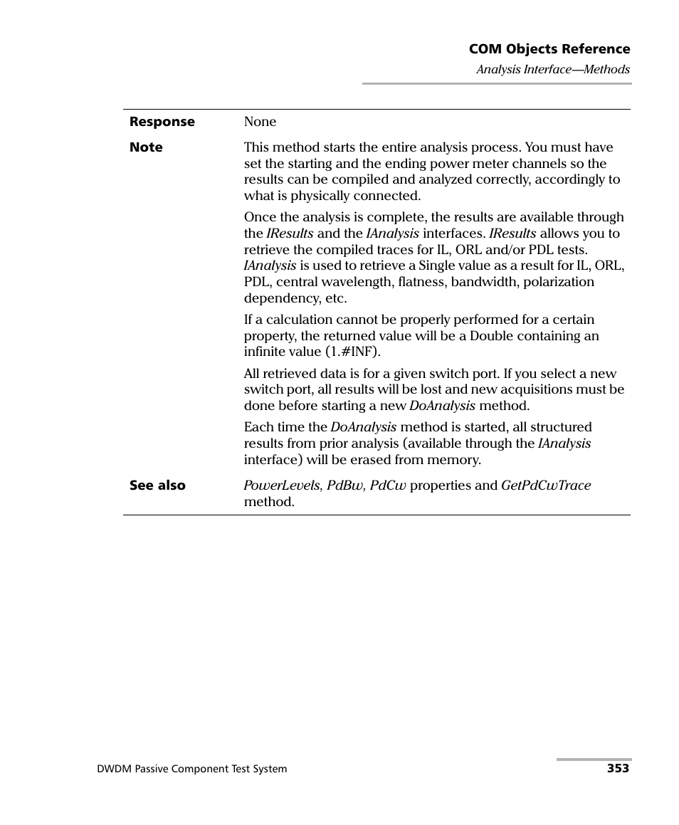 EXFO IQS-12004B DWDM Passive Component Test System for IQS-500 User Manual | Page 365 / 437