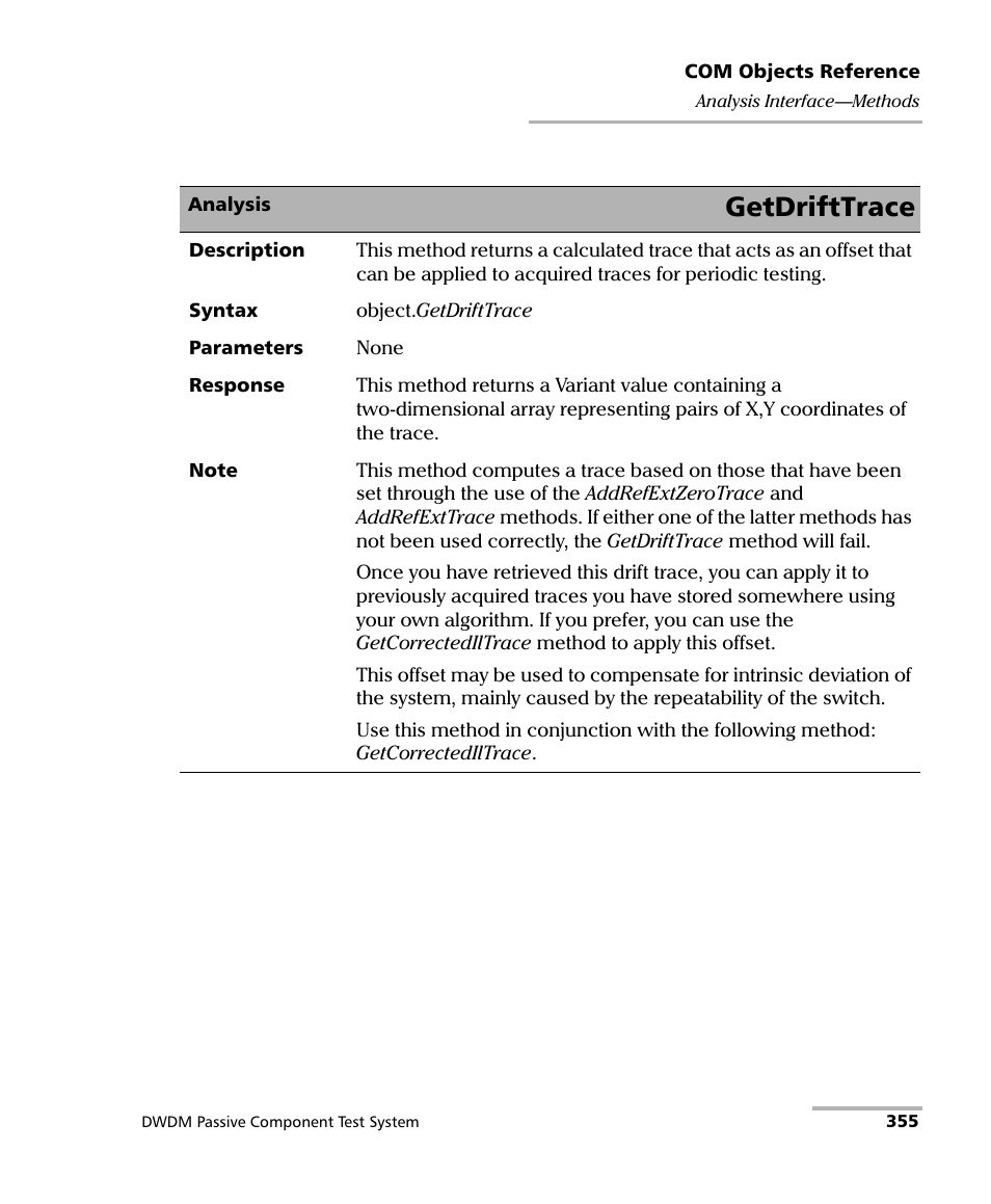 Getdrifttrace | EXFO IQS-12004B DWDM Passive Component Test System for IQS-500 User Manual | Page 367 / 437