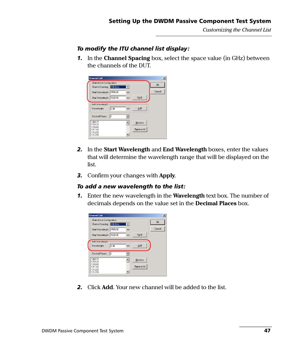EXFO IQS-12004B DWDM Passive Component Test System for IQS-500 User Manual | Page 59 / 437