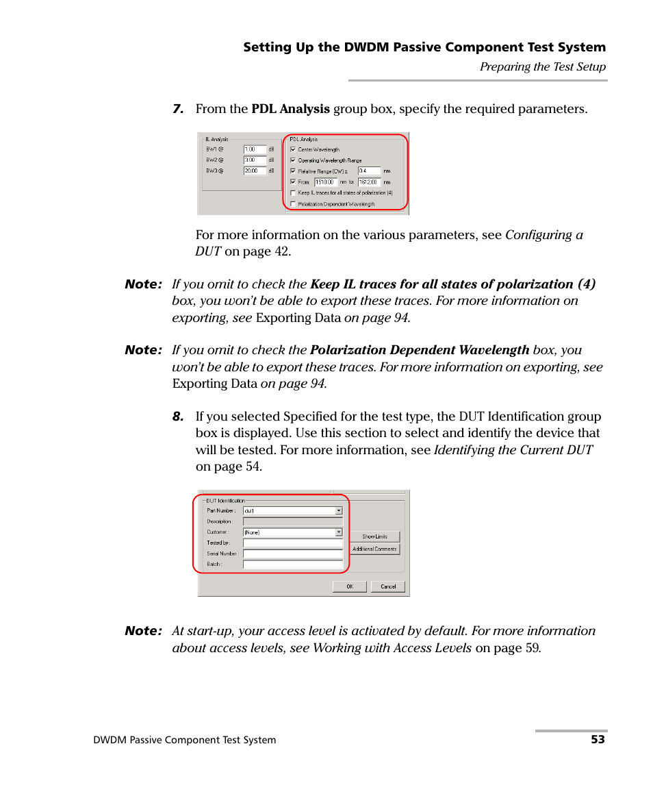 EXFO IQS-12004B DWDM Passive Component Test System for IQS-500 User Manual | Page 65 / 437