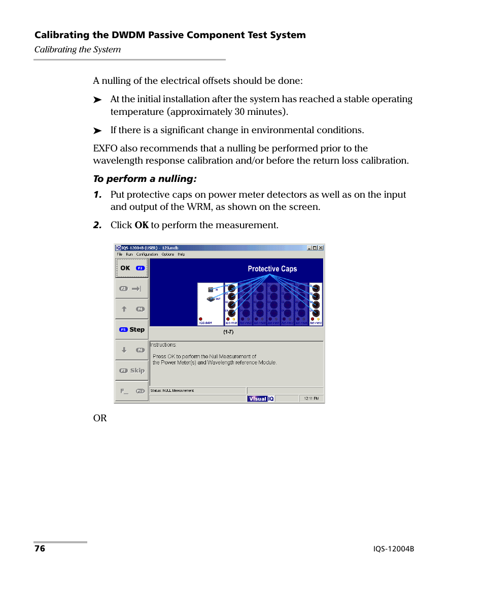 EXFO IQS-12004B DWDM Passive Component Test System for IQS-500 User Manual | Page 88 / 437