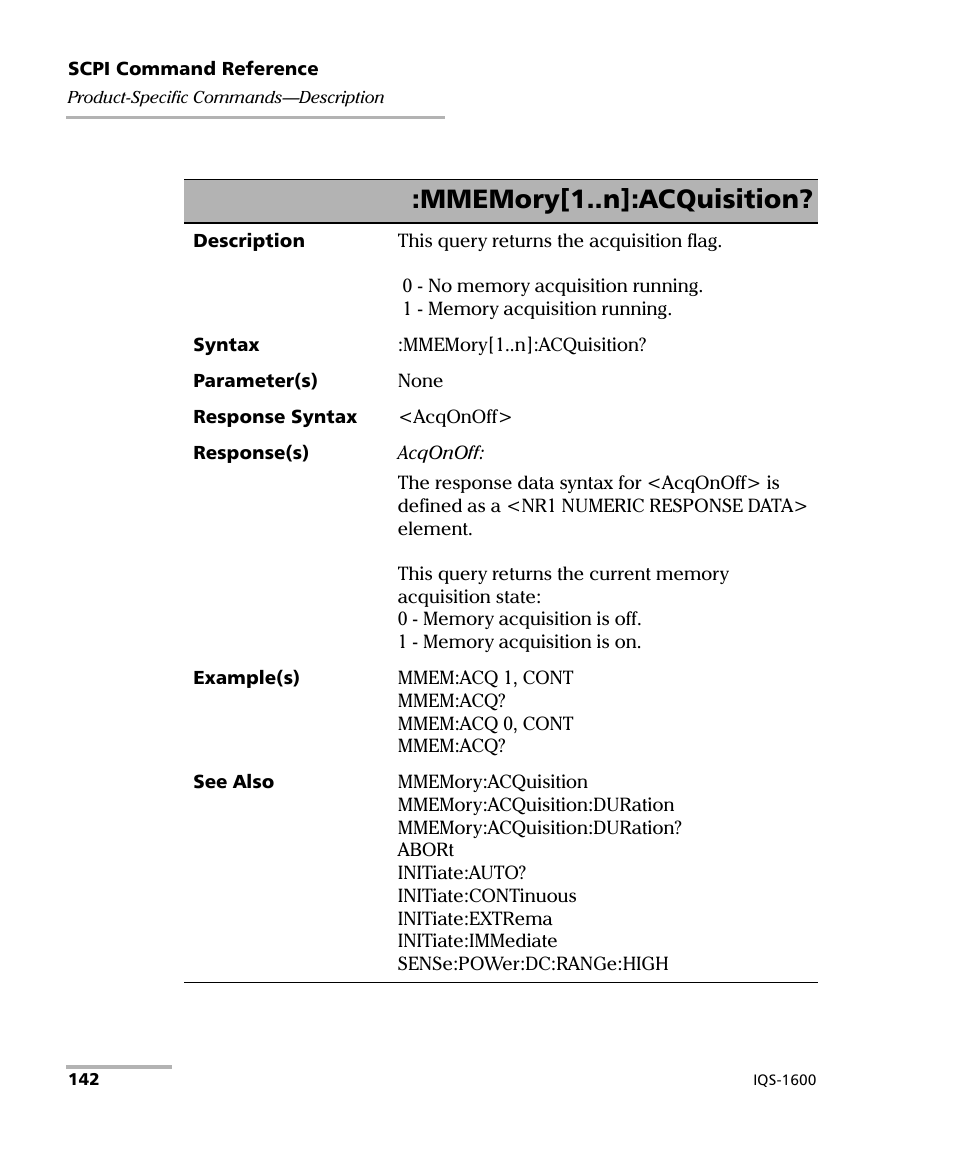 EXFO IQS-1600 High-Speed Power Meter for IQS-500/600 User Manual | Page 150 / 238