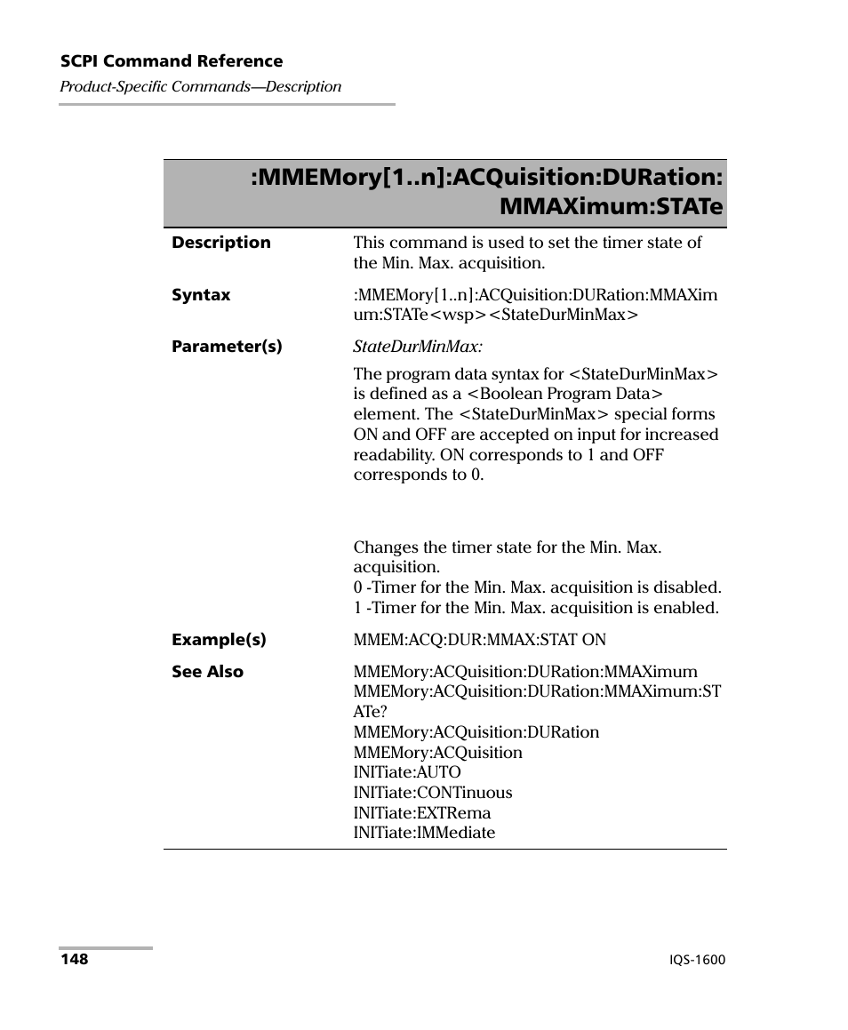 EXFO IQS-1600 High-Speed Power Meter for IQS-500/600 User Manual | Page 156 / 238