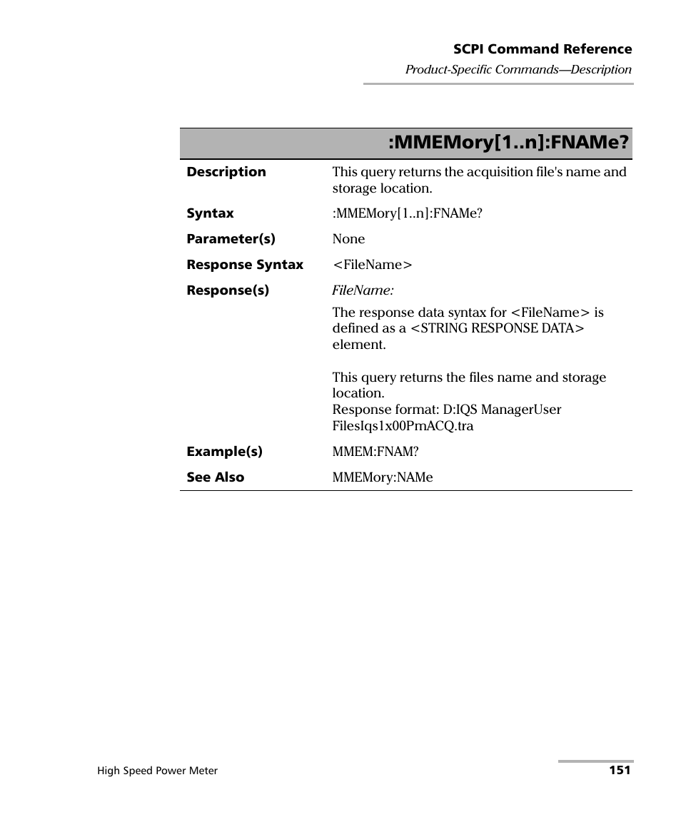 EXFO IQS-1600 High-Speed Power Meter for IQS-500/600 User Manual | Page 159 / 238