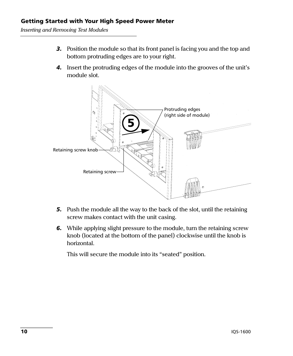EXFO IQS-1600 High-Speed Power Meter for IQS-500/600 User Manual | Page 18 / 238
