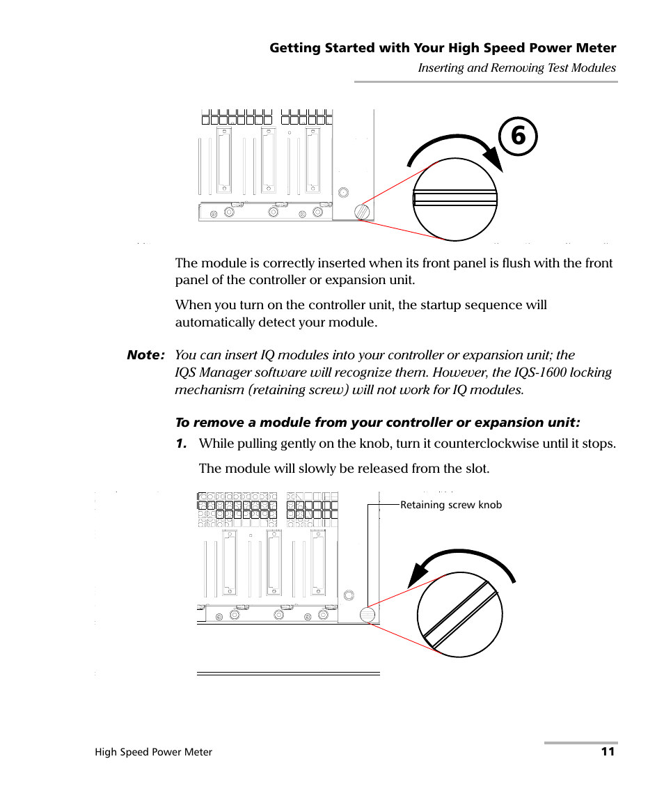 EXFO IQS-1600 High-Speed Power Meter for IQS-500/600 User Manual | Page 19 / 238