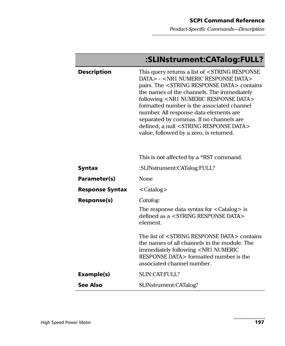 Slinstrument:catalog:full | EXFO IQS-1600 High-Speed Power Meter for IQS-500/600 User Manual | Page 205 / 238