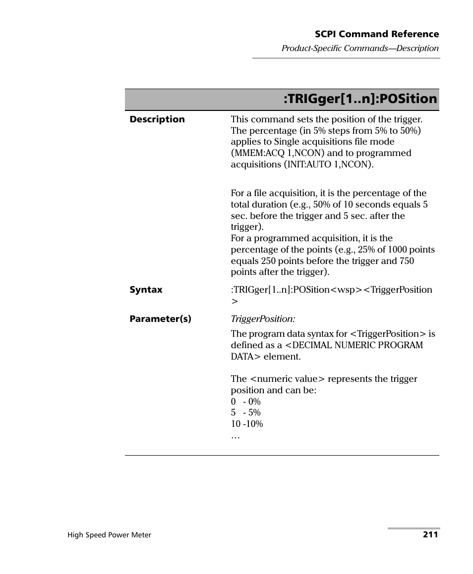 Trigger[1..n]:position | EXFO IQS-1600 High-Speed Power Meter for IQS-500/600 User Manual | Page 219 / 238
