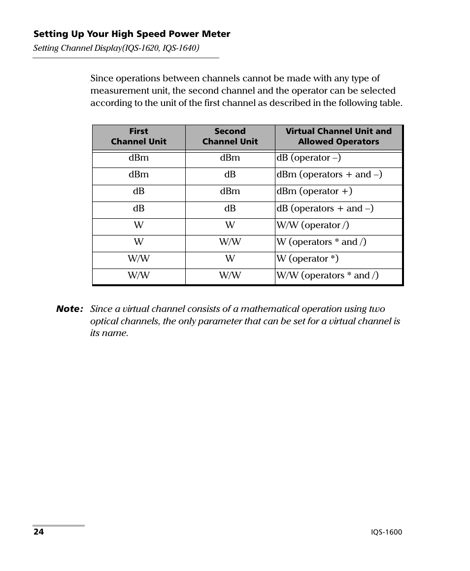 EXFO IQS-1600 High-Speed Power Meter for IQS-500/600 User Manual | Page 32 / 238