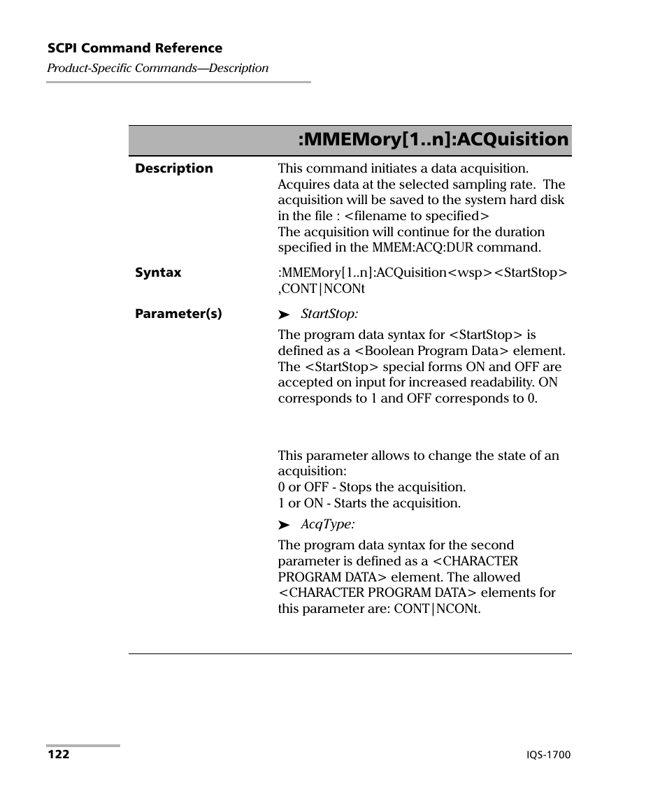 EXFO IQS-1700 High Performance Power Meter for IQS-500/600 User Manual | Page 130 / 204