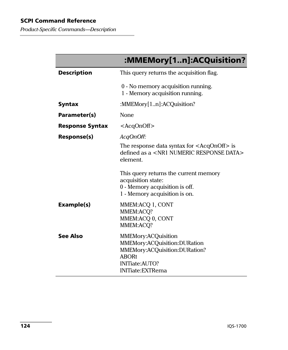 EXFO IQS-1700 High Performance Power Meter for IQS-500/600 User Manual | Page 132 / 204