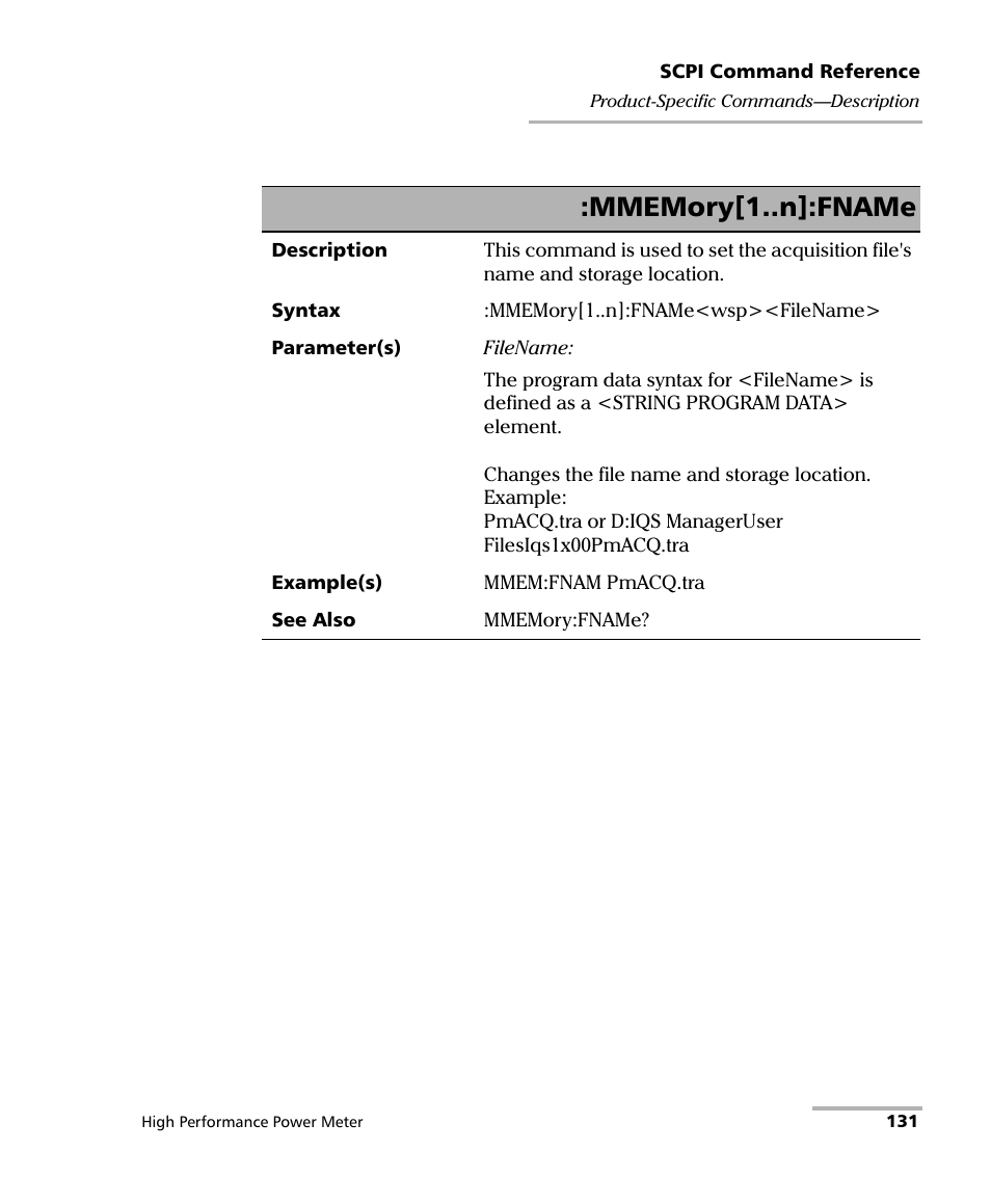 EXFO IQS-1700 High Performance Power Meter for IQS-500/600 User Manual | Page 139 / 204