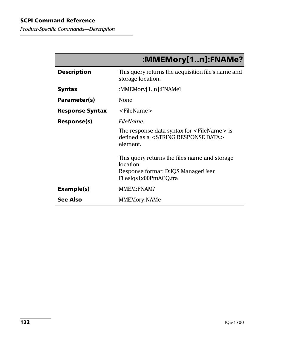 EXFO IQS-1700 High Performance Power Meter for IQS-500/600 User Manual | Page 140 / 204