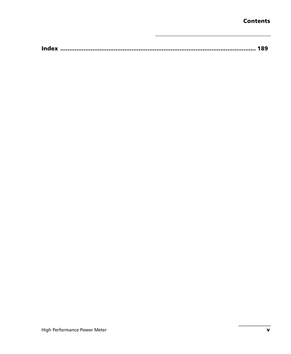 EXFO IQS-1700 High Performance Power Meter for IQS-500/600 User Manual | Page 5 / 204