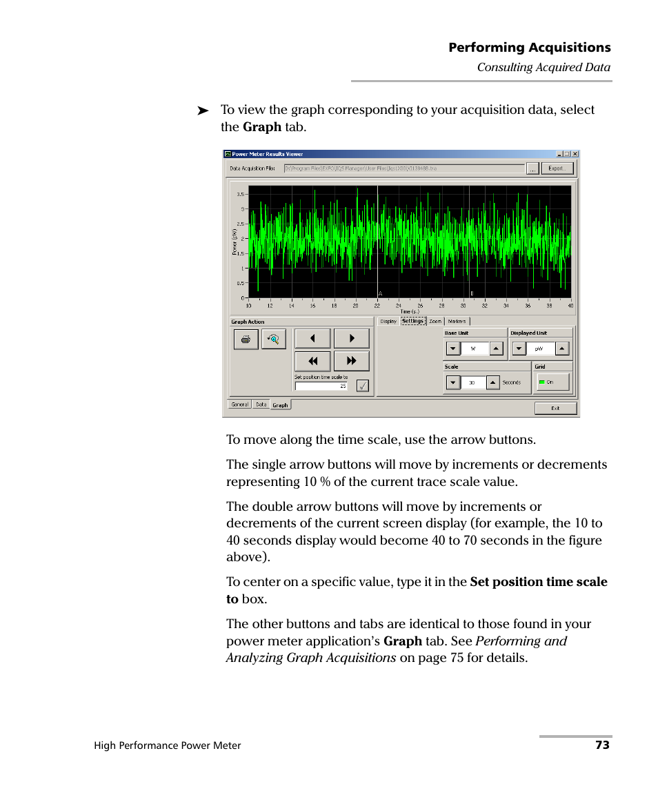 EXFO IQS-1700 High Performance Power Meter for IQS-500/600 User Manual | Page 81 / 204