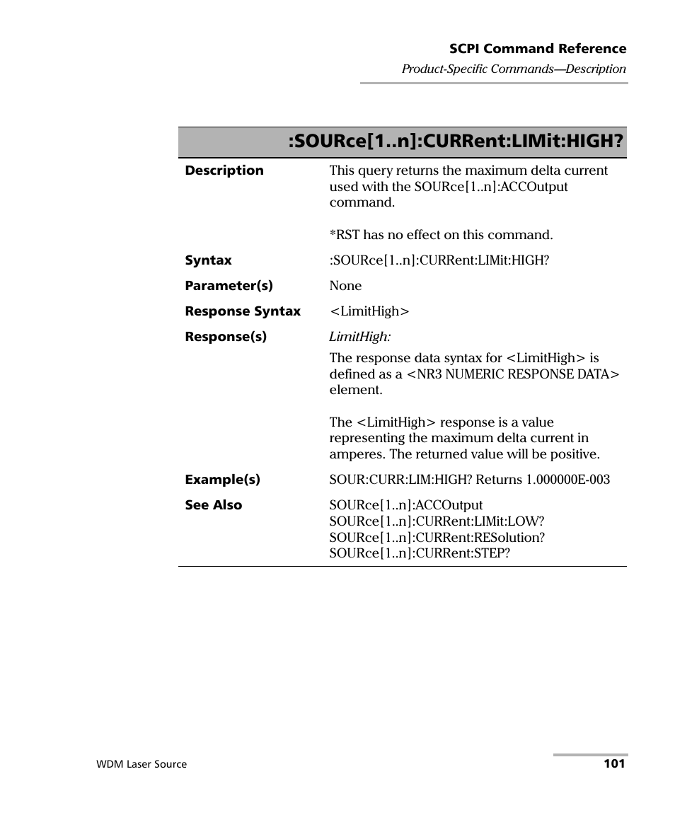 Source[1..n]:current:limit:high | EXFO IQS-2400 WDM Laser Source for IQS-500/600 User Manual | Page 107 / 194